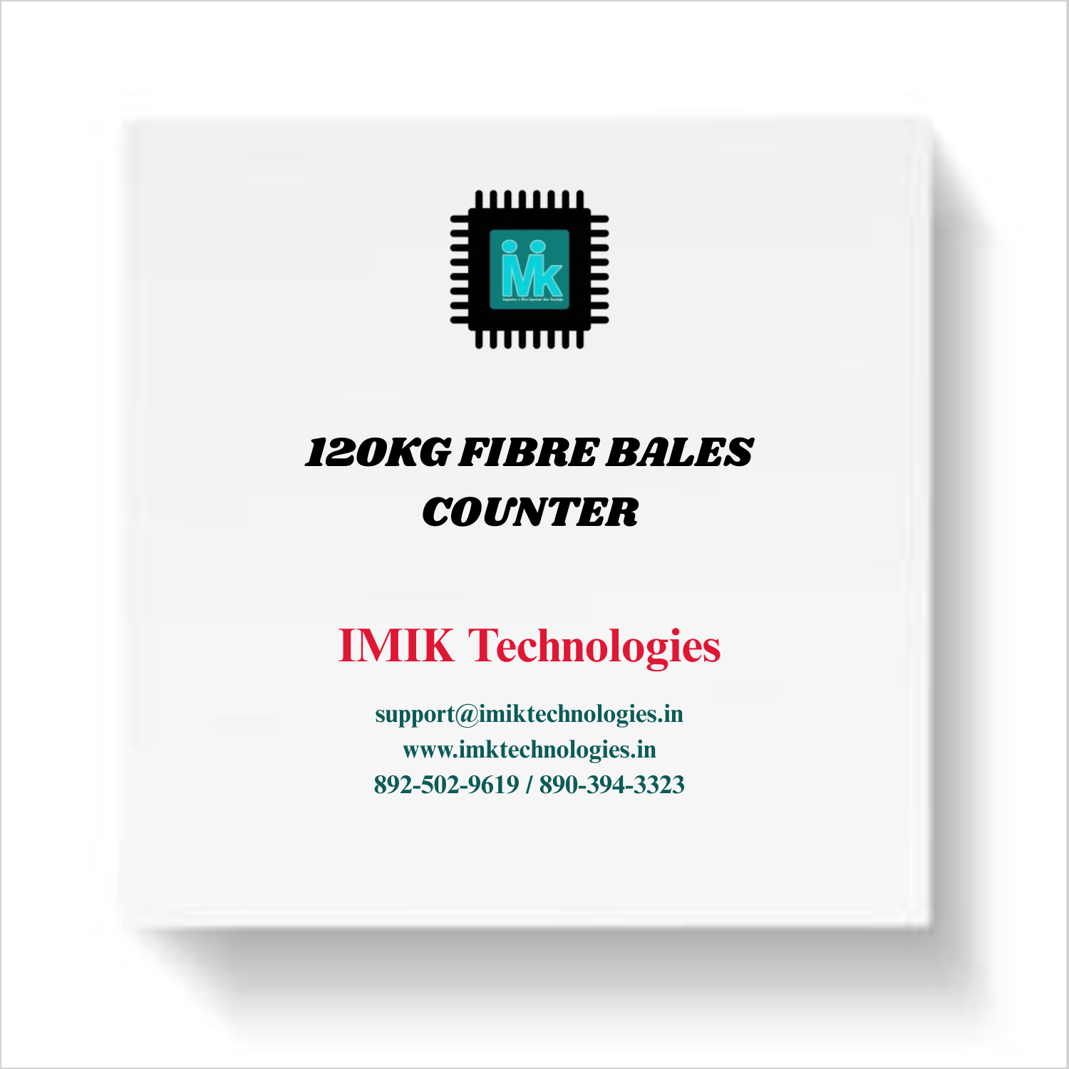 120kg Fibre Bales Counter